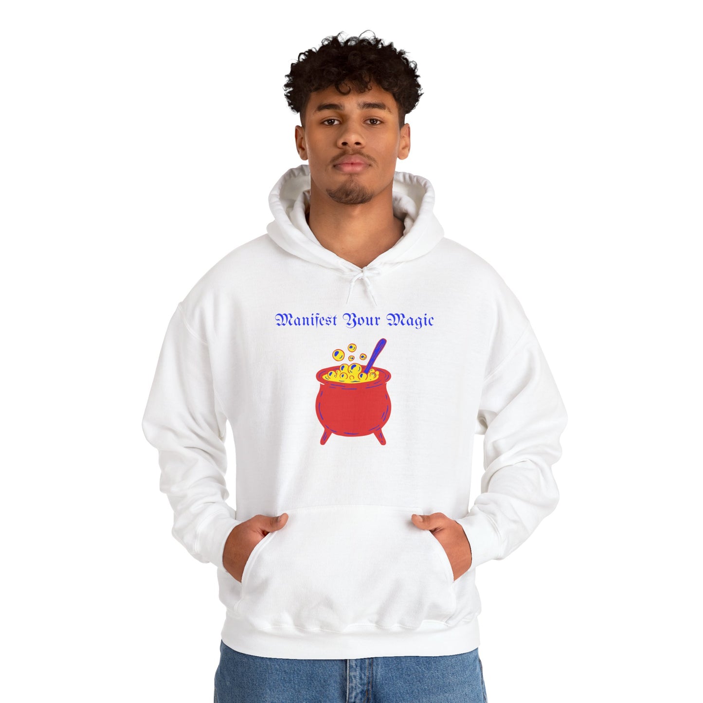 Manifest Your Magic Hoodie, Cozy Sweatshirt, Witchy Gift, Astrology Apparel, Spiritual Fashion, Unisex Hooded Sweatshirt