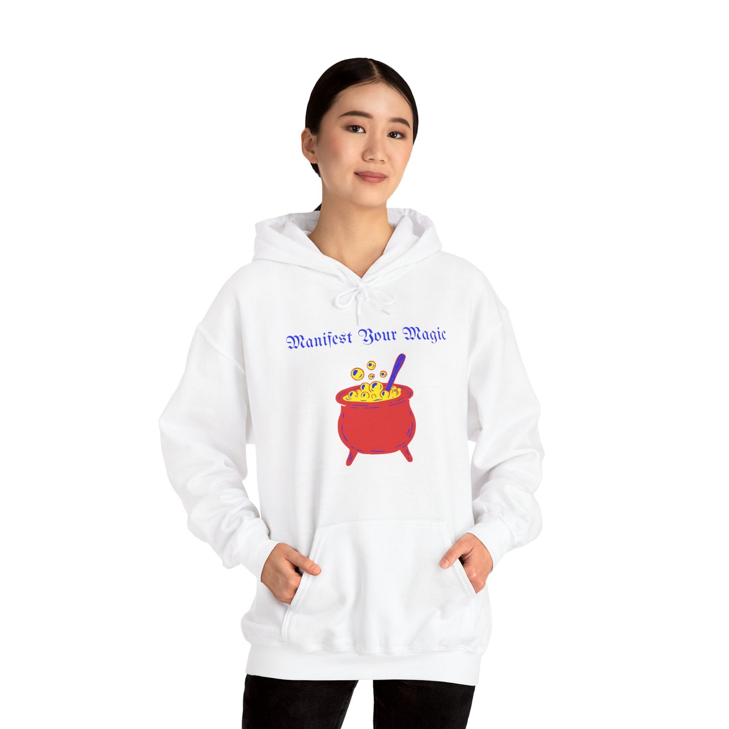 Manifest Your Magic Hoodie, Cozy Sweatshirt, Witchy Gift, Astrology Apparel, Spiritual Fashion, Unisex Hooded Sweatshirt