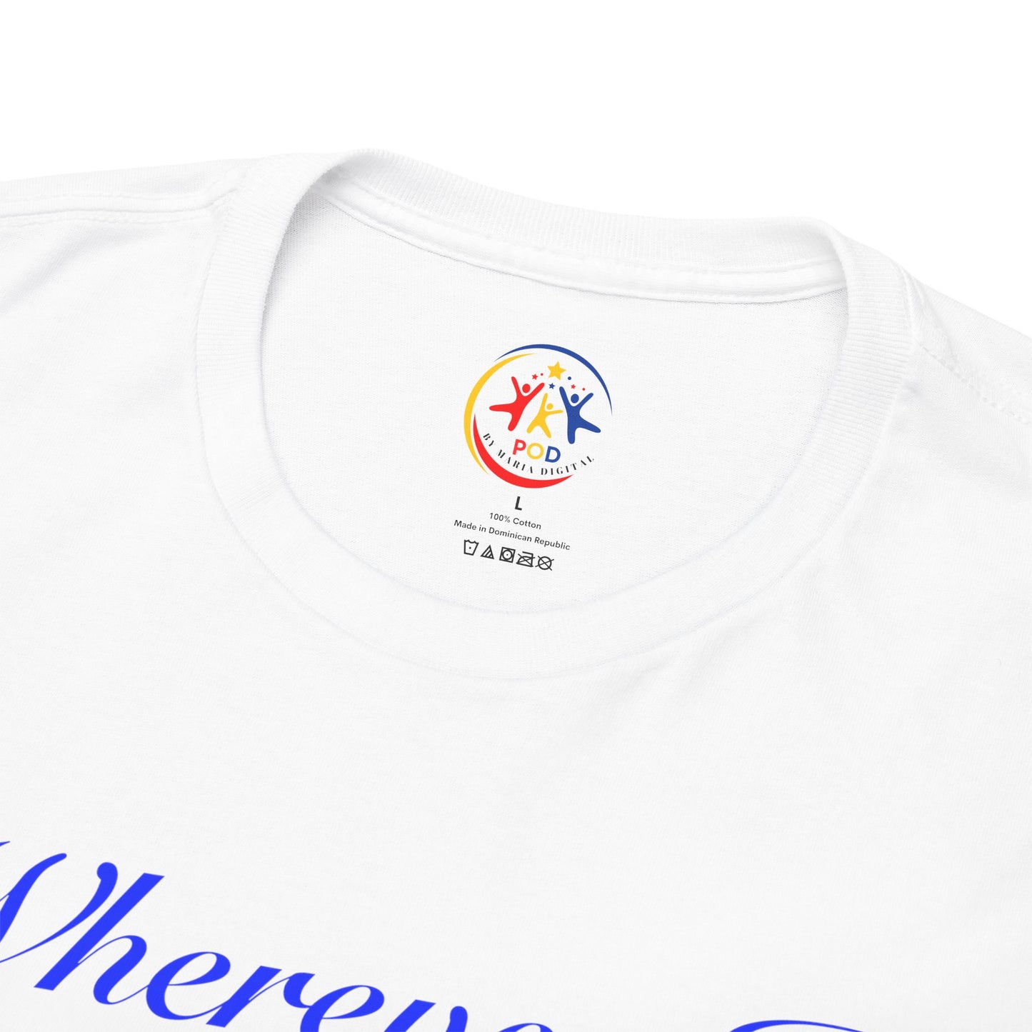 'Wherever I Go, My Roots Go' Unisex Tee, inspirational gift