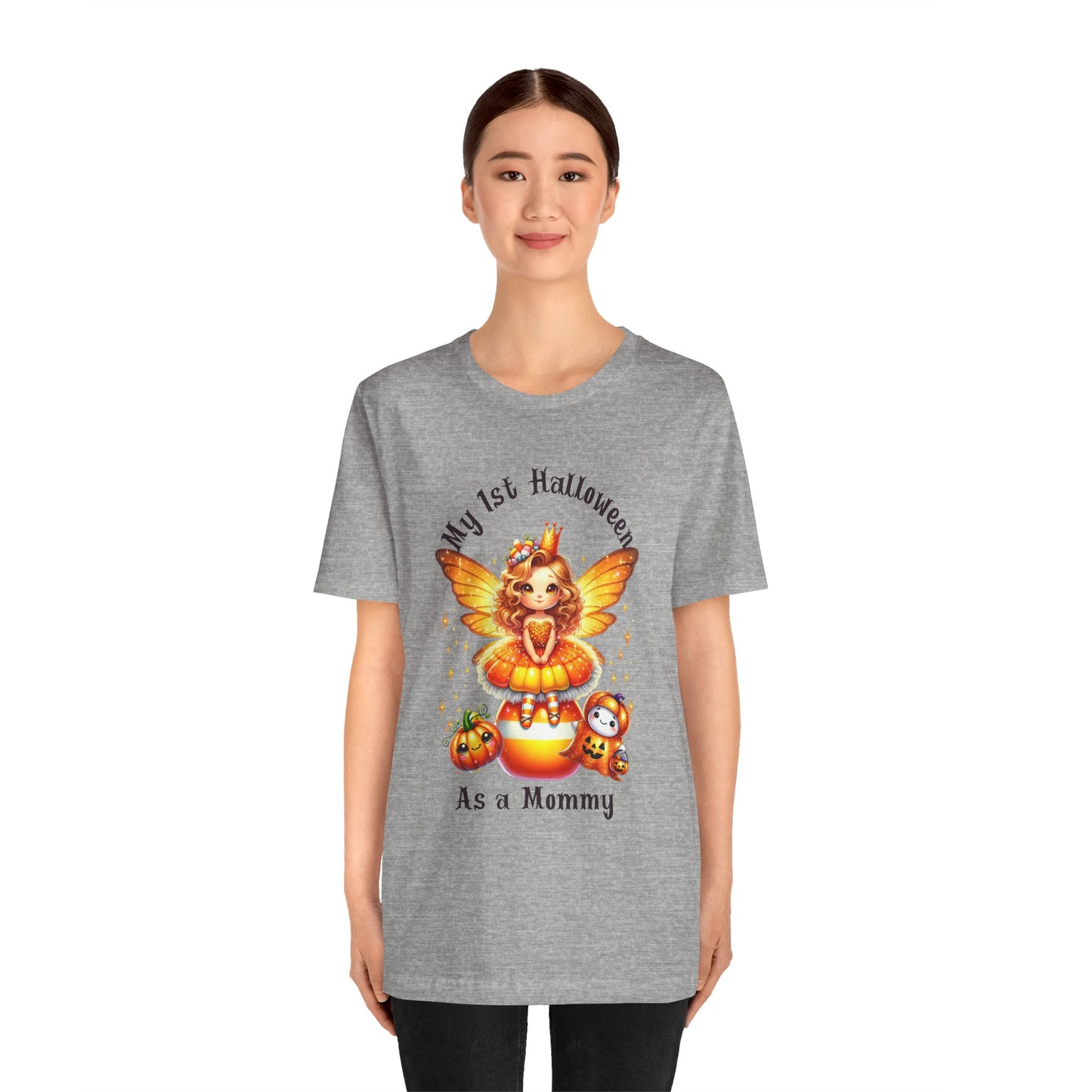 Halloween Mommy Tee - My 1st Halloween as a Mommy, Cute Family Shirt, Unisex Tee, Fall Celebration Outfit, Funny Halloween Gift