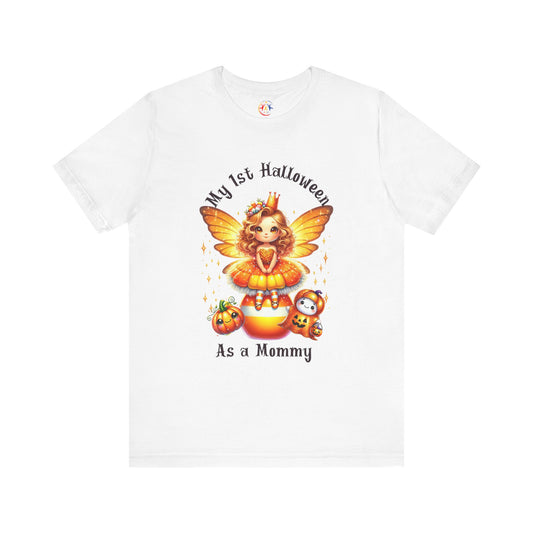 Halloween Mommy Tee - My 1st Halloween as a Mommy, Cute Family Shirt, Unisex Tee, Fall Celebration Outfit, Funny Halloween Gift