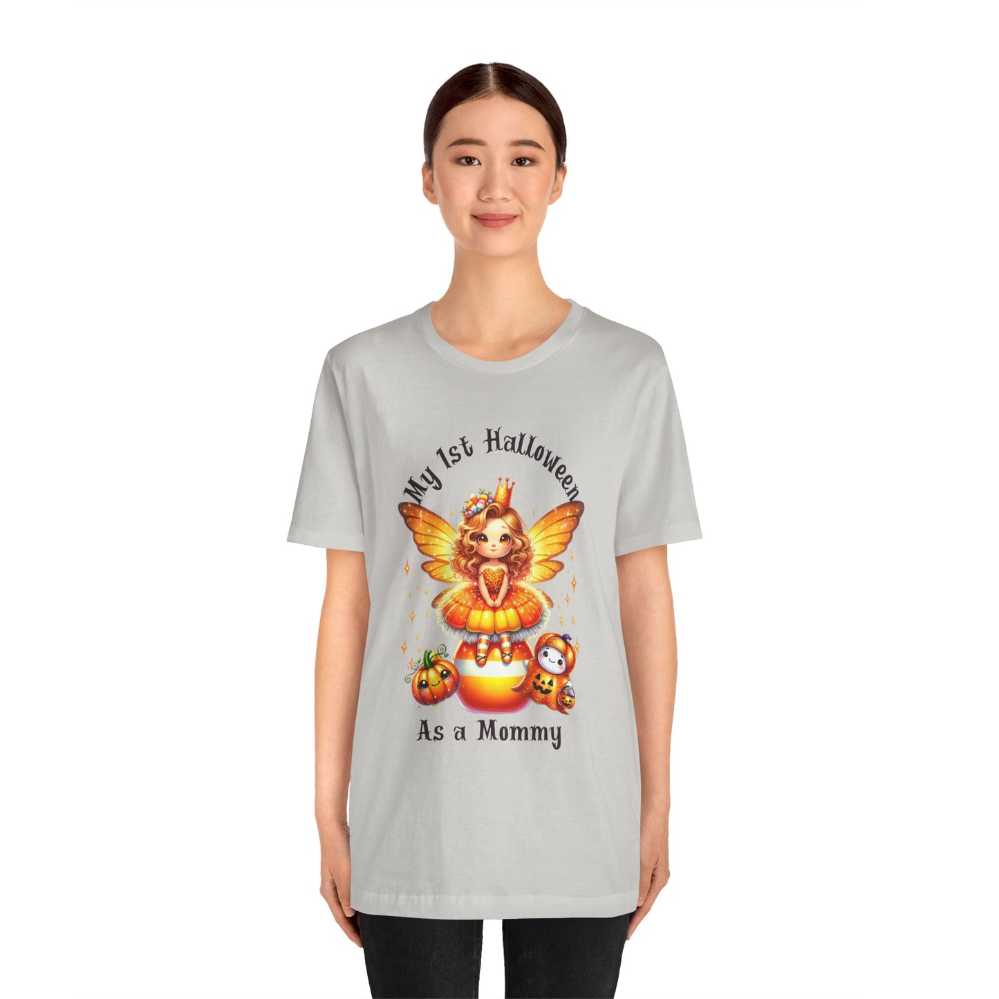 Halloween Mommy Tee - My 1st Halloween as a Mommy, Cute Family Shirt, Unisex Tee, Fall Celebration Outfit, Funny Halloween Gift