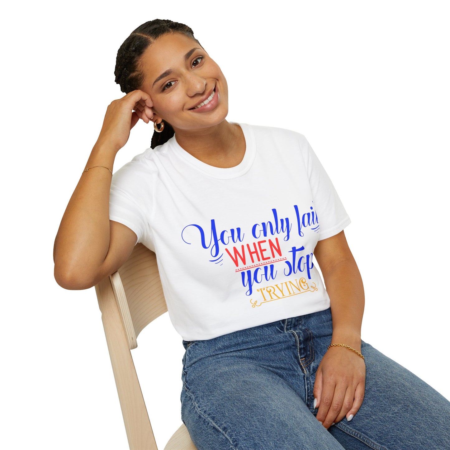 Motivational Quote T-Shirt, Inspirational Tee, Softstyle Shirt, Quote Graphic T-Shirt, Gift for Friends, Encouragement Apparel