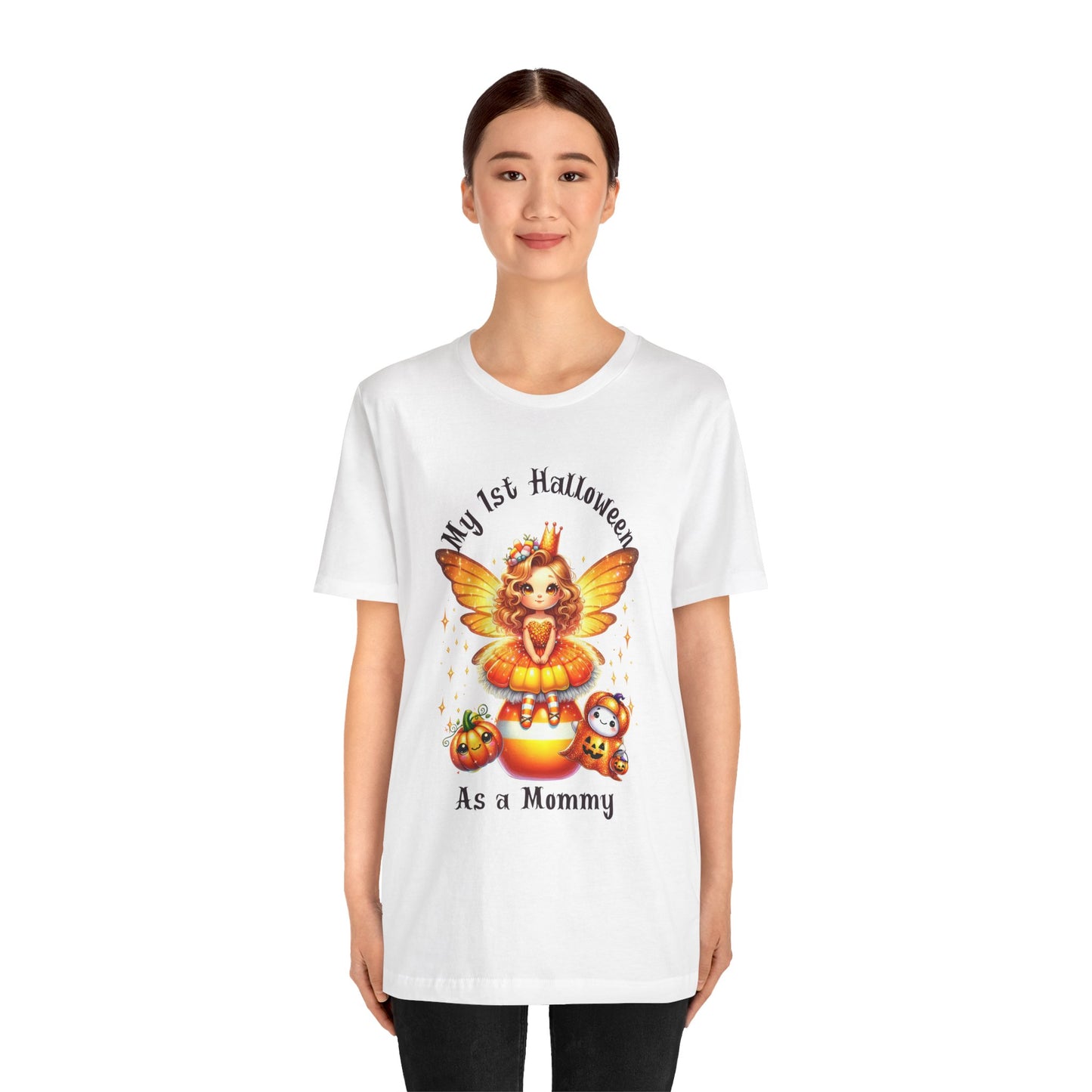 Halloween Mommy Tee - My 1st Halloween as a Mommy, Cute Family Shirt, Unisex Tee, Fall Celebration Outfit, Funny Halloween Gift