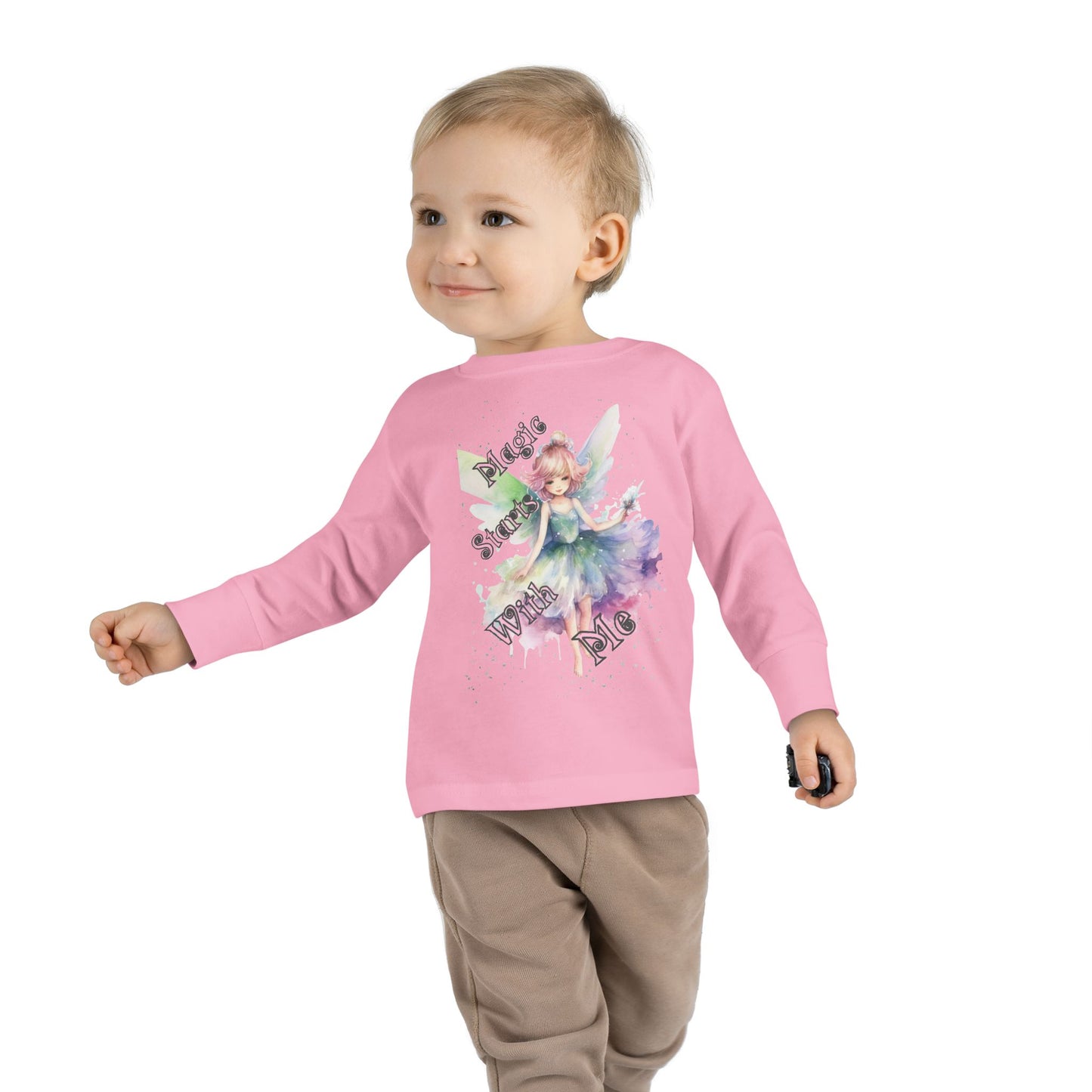 Whimsical Fairy Toddler Long Sleeve Tee - Perfect for Birthdays, Playdates, and Everyday Fun, Cute Children's Apparel, Fairy Gift [...]