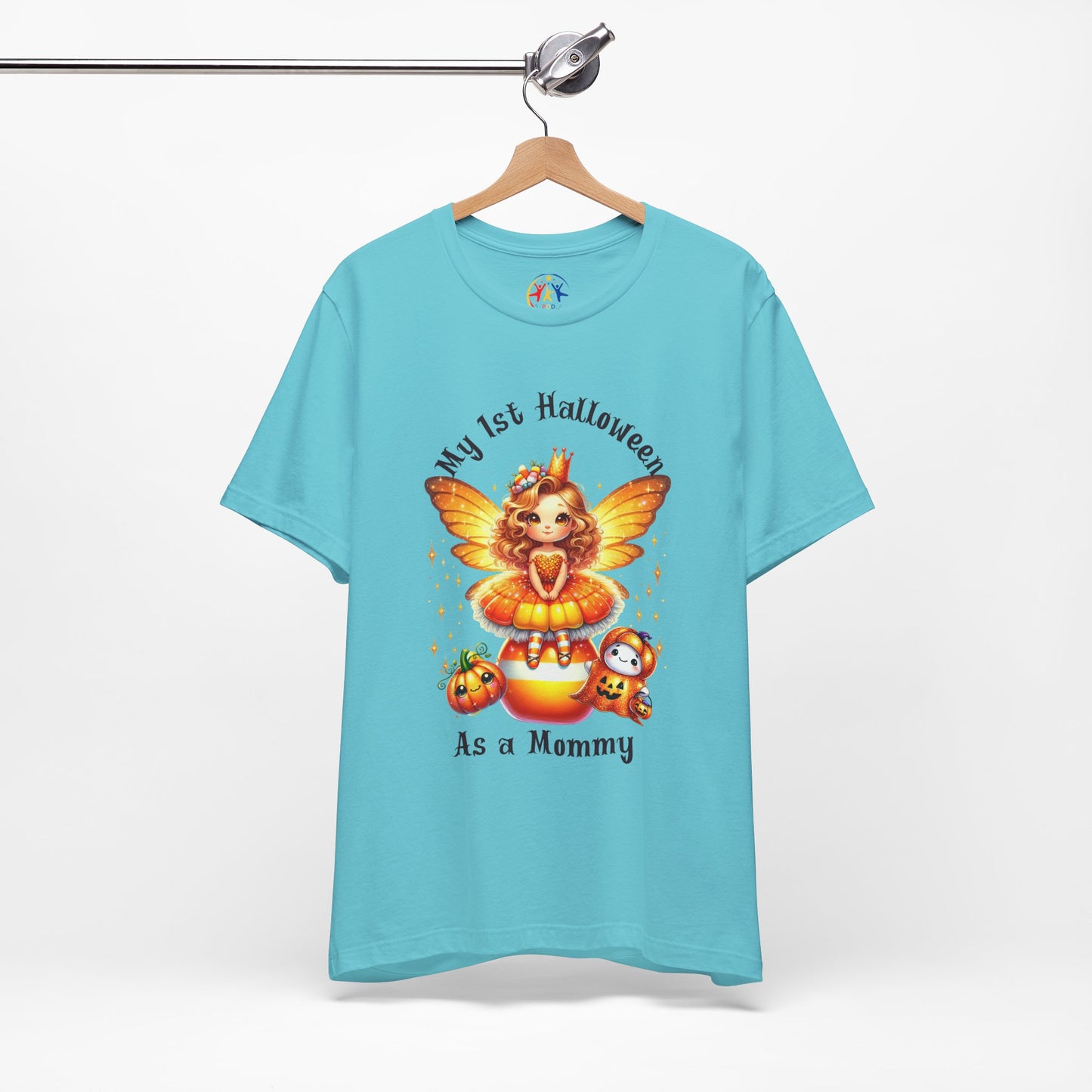 Halloween Mommy Tee - My 1st Halloween as a Mommy, Cute Family Shirt, Unisex Tee, Fall Celebration Outfit, Funny Halloween Gift