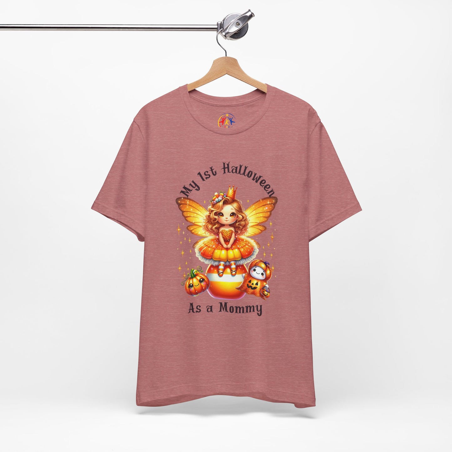 Halloween Mommy Tee - My 1st Halloween as a Mommy, Cute Family Shirt, Unisex Tee, Fall Celebration Outfit, Funny Halloween Gift