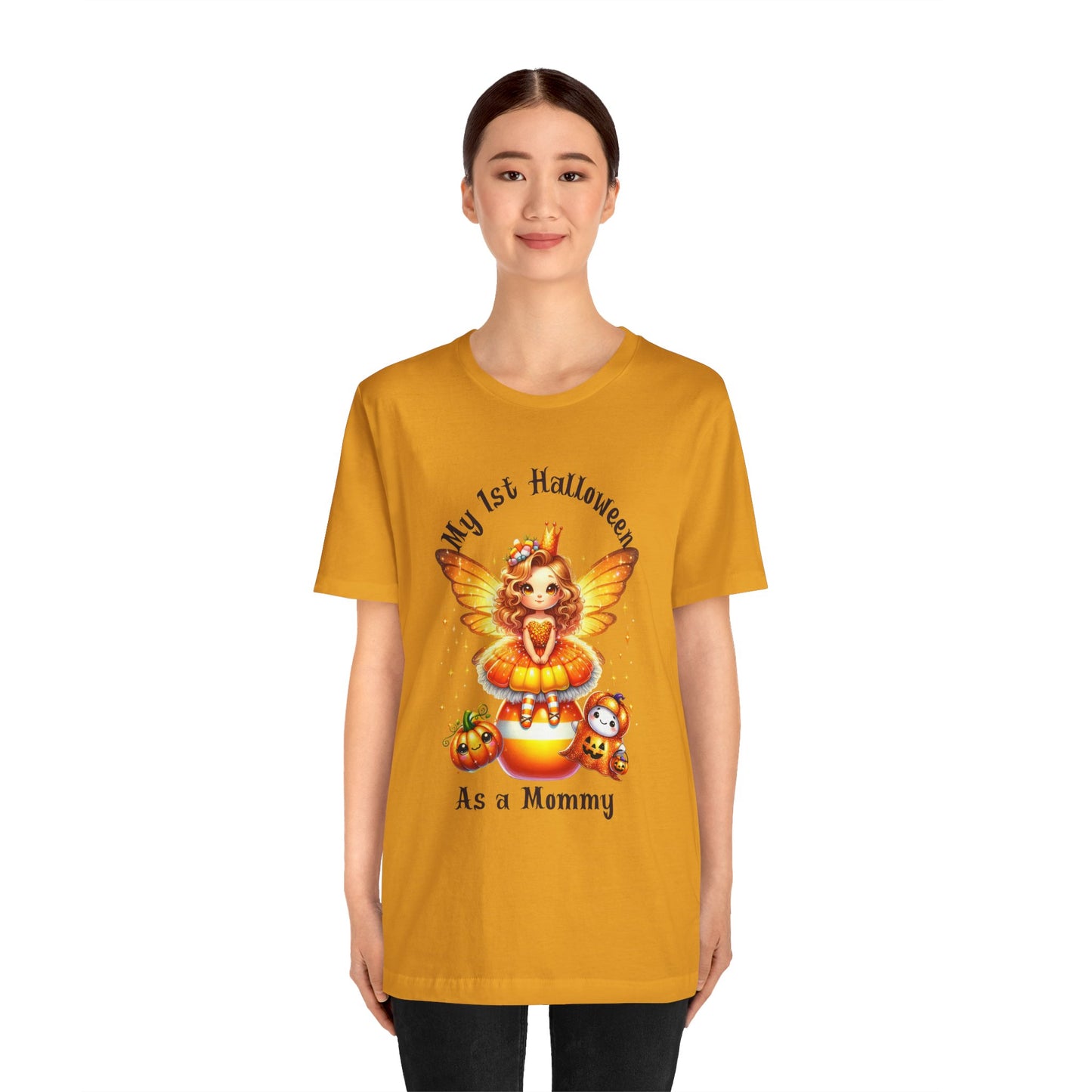 Halloween Mommy Tee - My 1st Halloween as a Mommy, Cute Family Shirt, Unisex Tee, Fall Celebration Outfit, Funny Halloween Gift