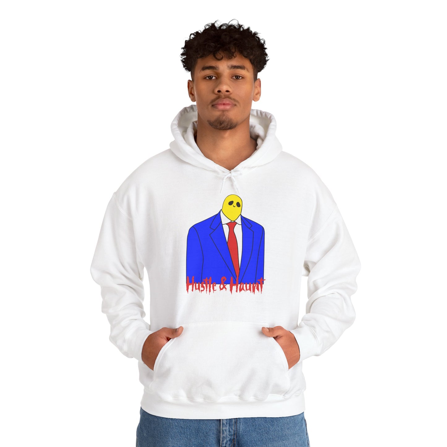Hustle & Haunt, Halloween Vibrant Artistic Unisex Hoodie with Unique Character Design, Cozy Sweatshirt for Everyday Wear, Great Gift for Art Lovers, Casual [...]