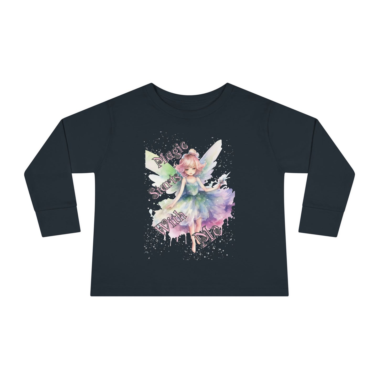 Whimsical Fairy Toddler Long Sleeve Tee - Perfect for Birthdays, Playdates, and Everyday Fun, Cute Children's Apparel, Fairy Gift [...]