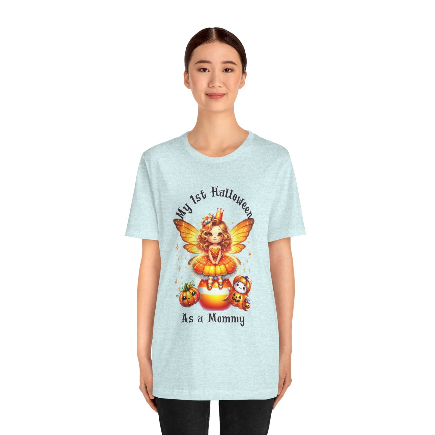 Halloween Mommy Tee - My 1st Halloween as a Mommy, Cute Family Shirt, Unisex Tee, Fall Celebration Outfit, Funny Halloween Gift