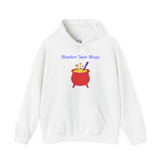 Manifest Your Magic Hoodie, Cozy Sweatshirt, Witchy Gift, Astrology Apparel, Spiritual Fashion, Unisex Hooded Sweatshirt