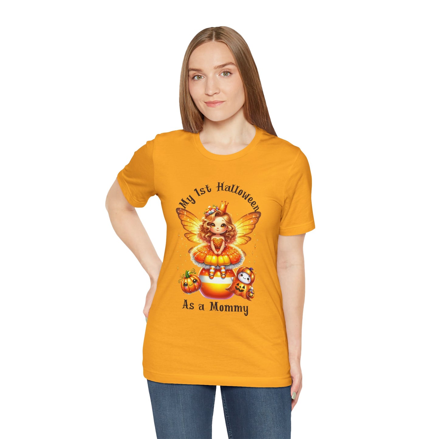 Halloween Mommy Tee - My 1st Halloween as a Mommy, Cute Family Shirt, Unisex Tee, Fall Celebration Outfit, Funny Halloween Gift