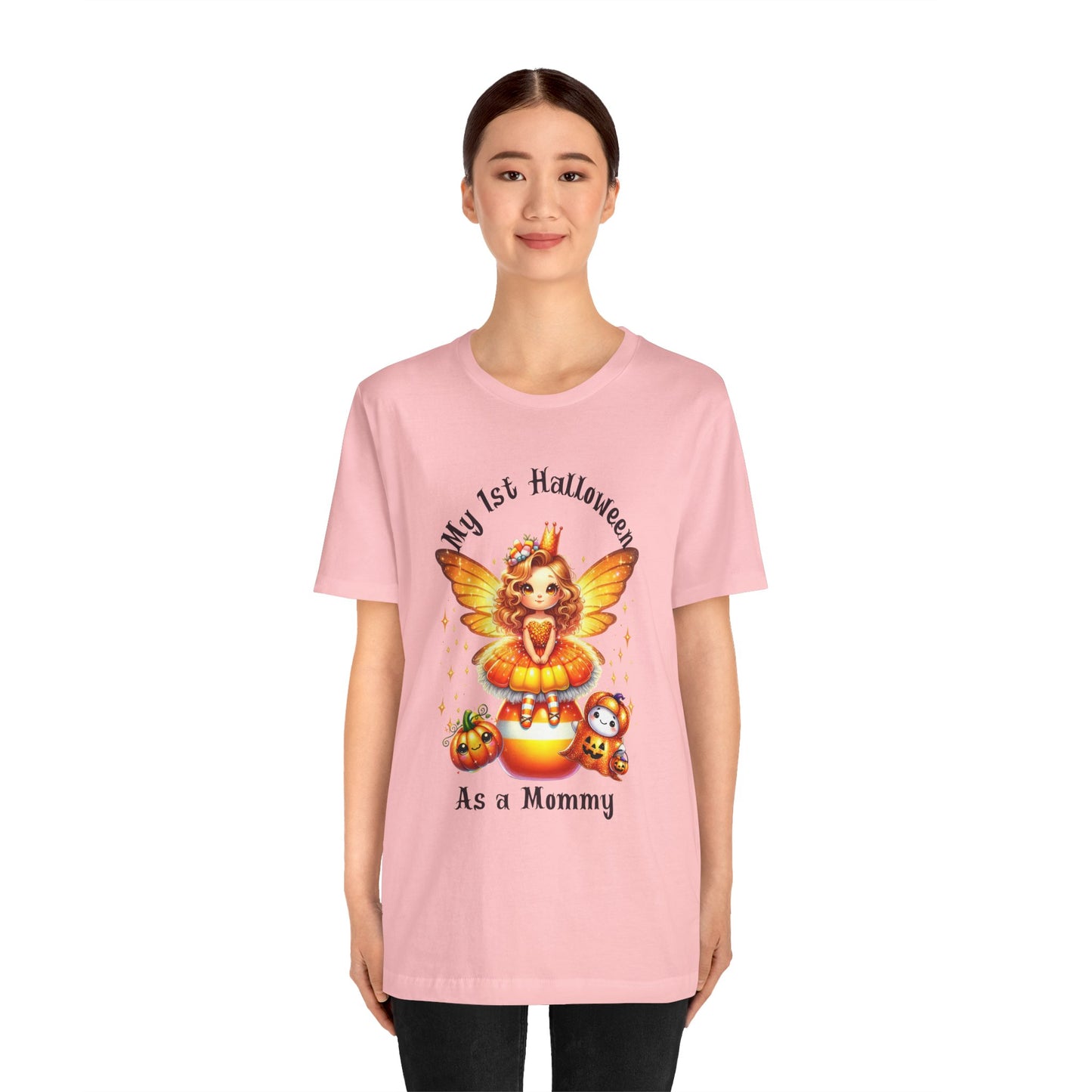 Halloween Mommy Tee - My 1st Halloween as a Mommy, Cute Family Shirt, Unisex Tee, Fall Celebration Outfit, Funny Halloween Gift