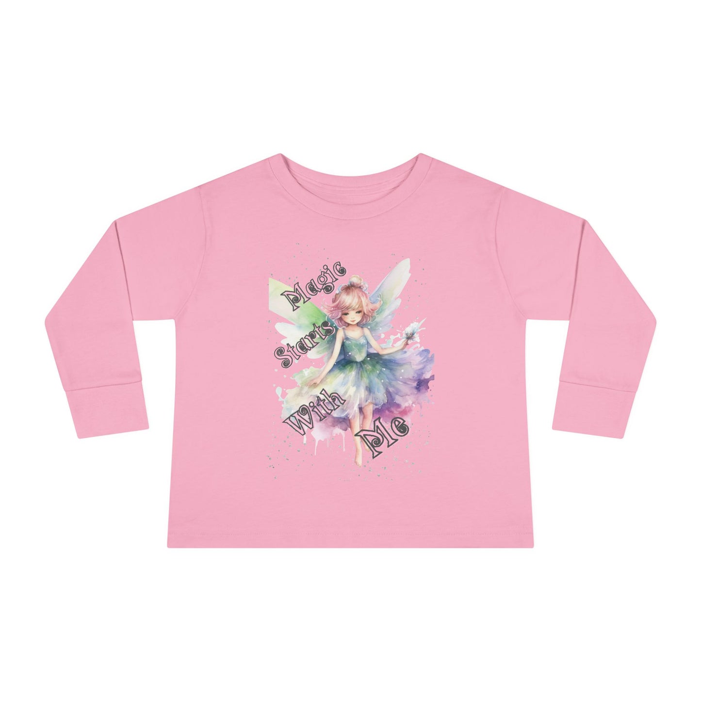 Whimsical Fairy Toddler Long Sleeve Tee - Perfect for Birthdays, Playdates, and Everyday Fun, Cute Children's Apparel, Fairy Gift [...]