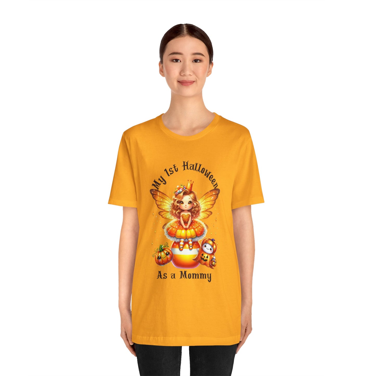 Halloween Mommy Tee - My 1st Halloween as a Mommy, Cute Family Shirt, Unisex Tee, Fall Celebration Outfit, Funny Halloween Gift
