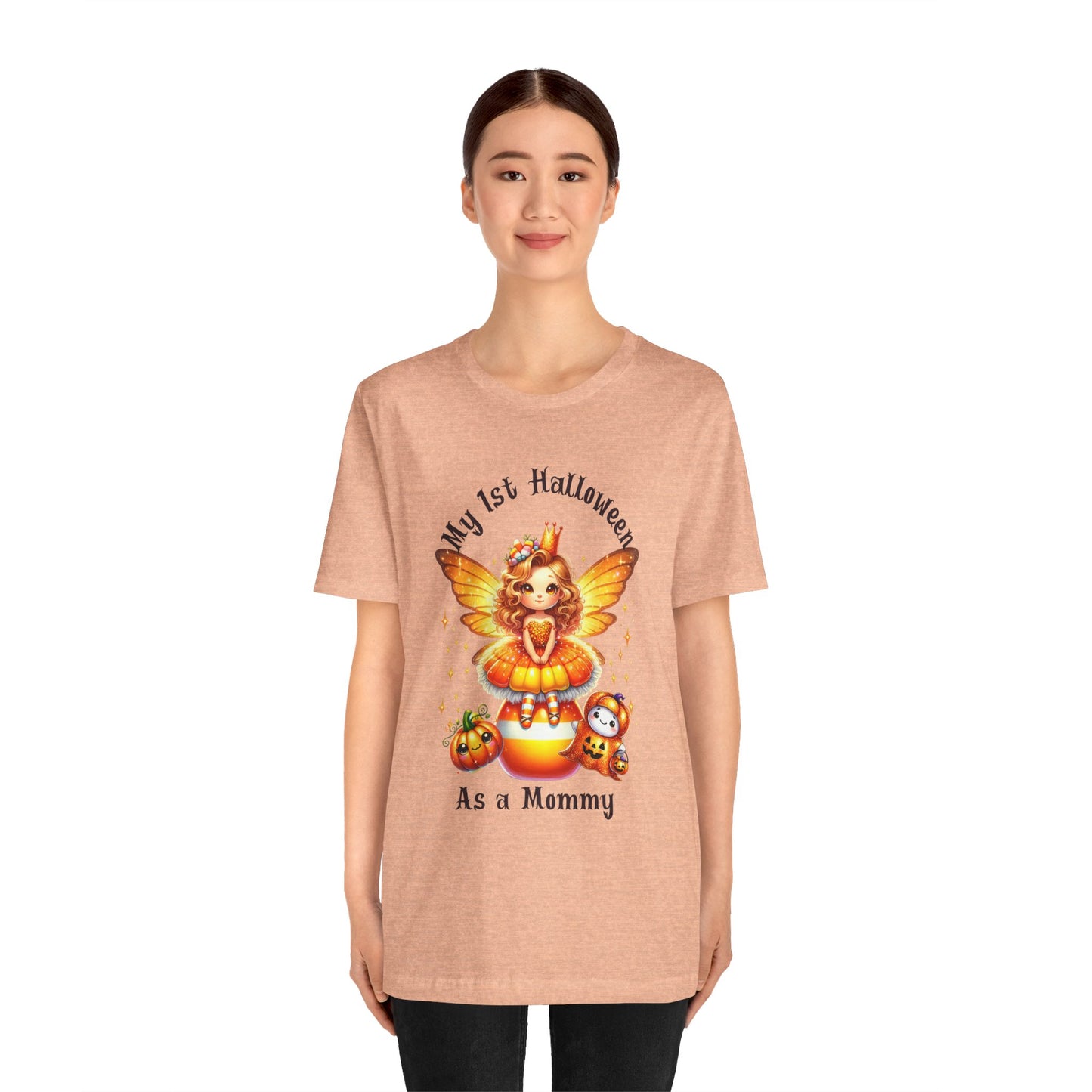 Halloween Mommy Tee - My 1st Halloween as a Mommy, Cute Family Shirt, Unisex Tee, Fall Celebration Outfit, Funny Halloween Gift