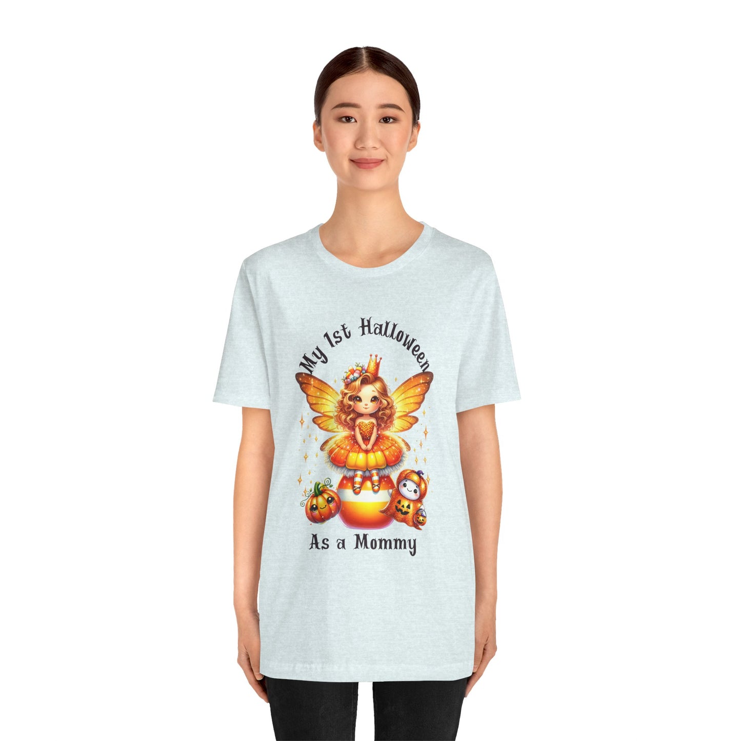 Halloween Mommy Tee - My 1st Halloween as a Mommy, Cute Family Shirt, Unisex Tee, Fall Celebration Outfit, Funny Halloween Gift