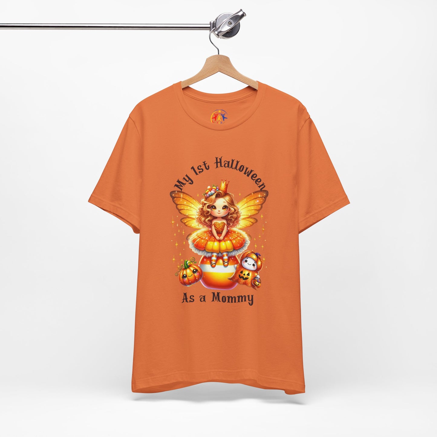 Halloween Mommy Tee - My 1st Halloween as a Mommy, Cute Family Shirt, Unisex Tee, Fall Celebration Outfit, Funny Halloween Gift