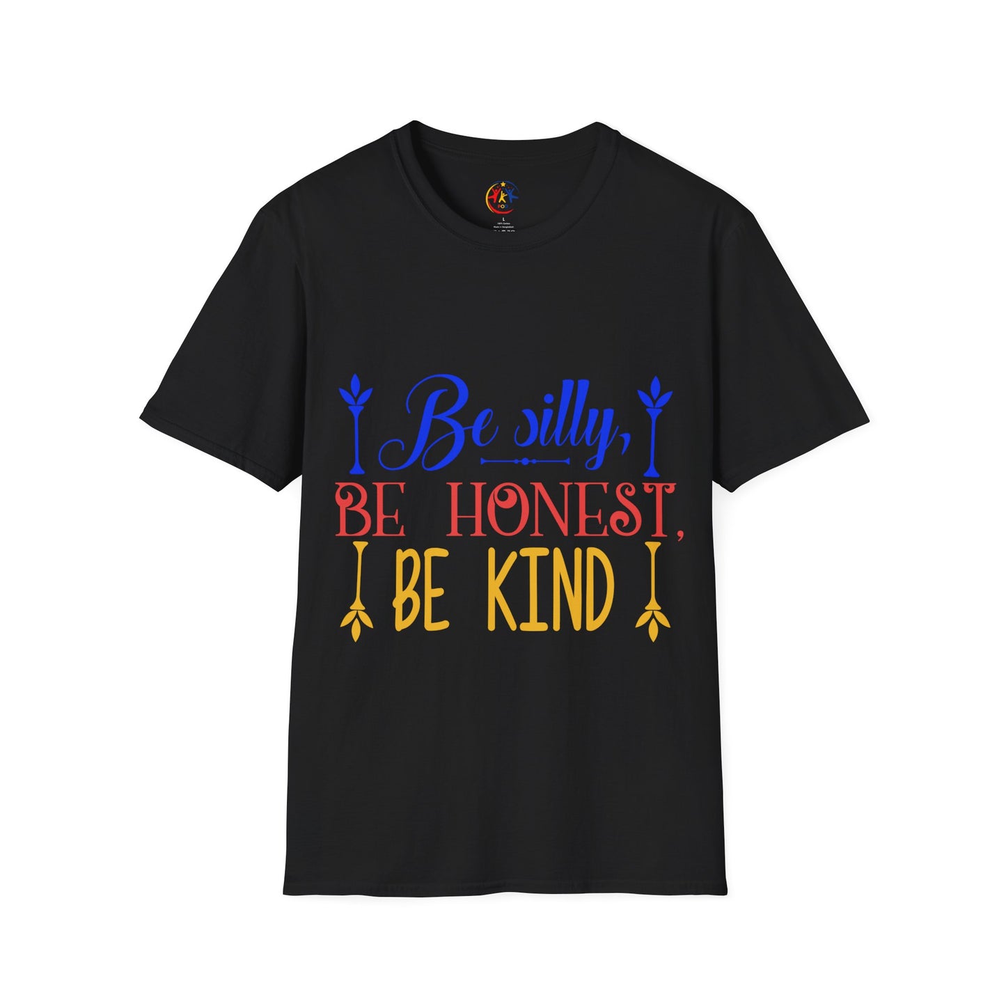 Inspirational Unisex Softstyle T-Shirt - Be Silly, Be Honest, Be Kind - Positive Vibes, Casual Wear, Gift for Friends, Motivational [...]